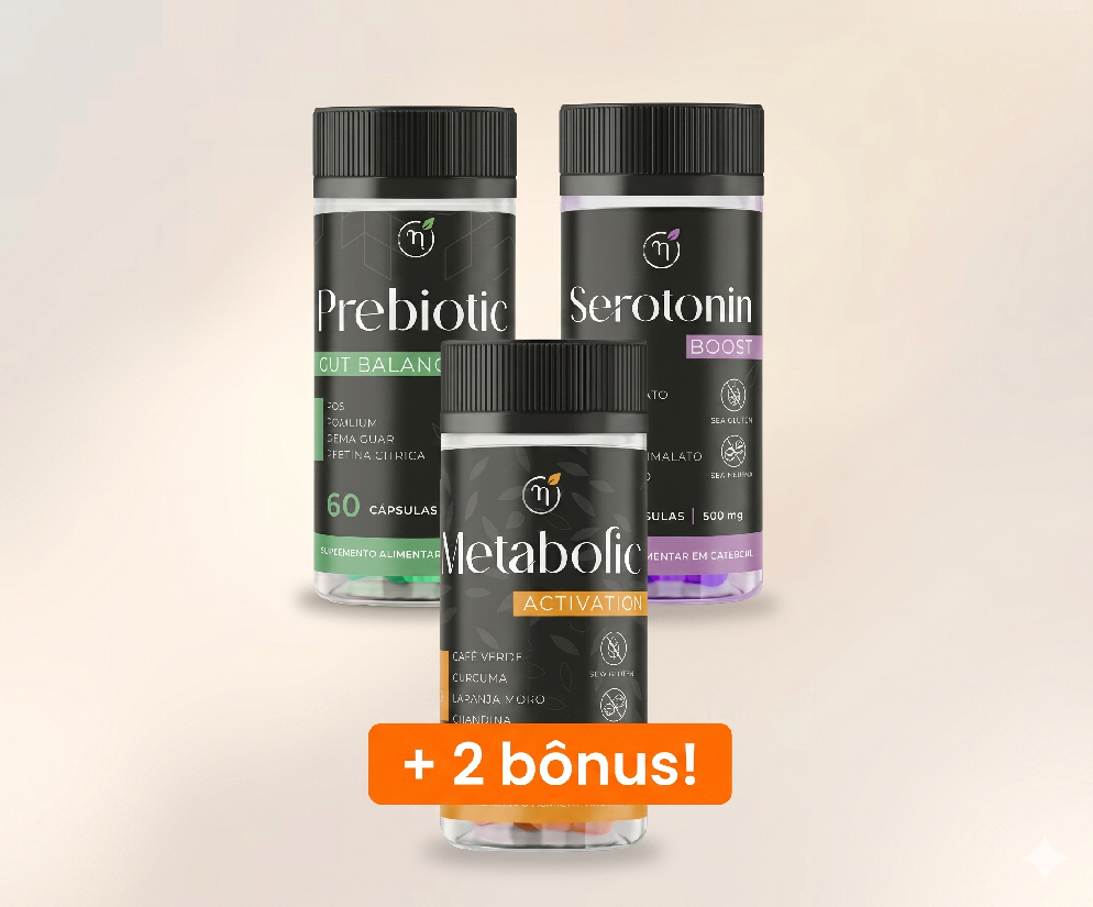 trio bonus 1 Kit para emagrecer + 1 ozempowder + 1 trio de cosméticos